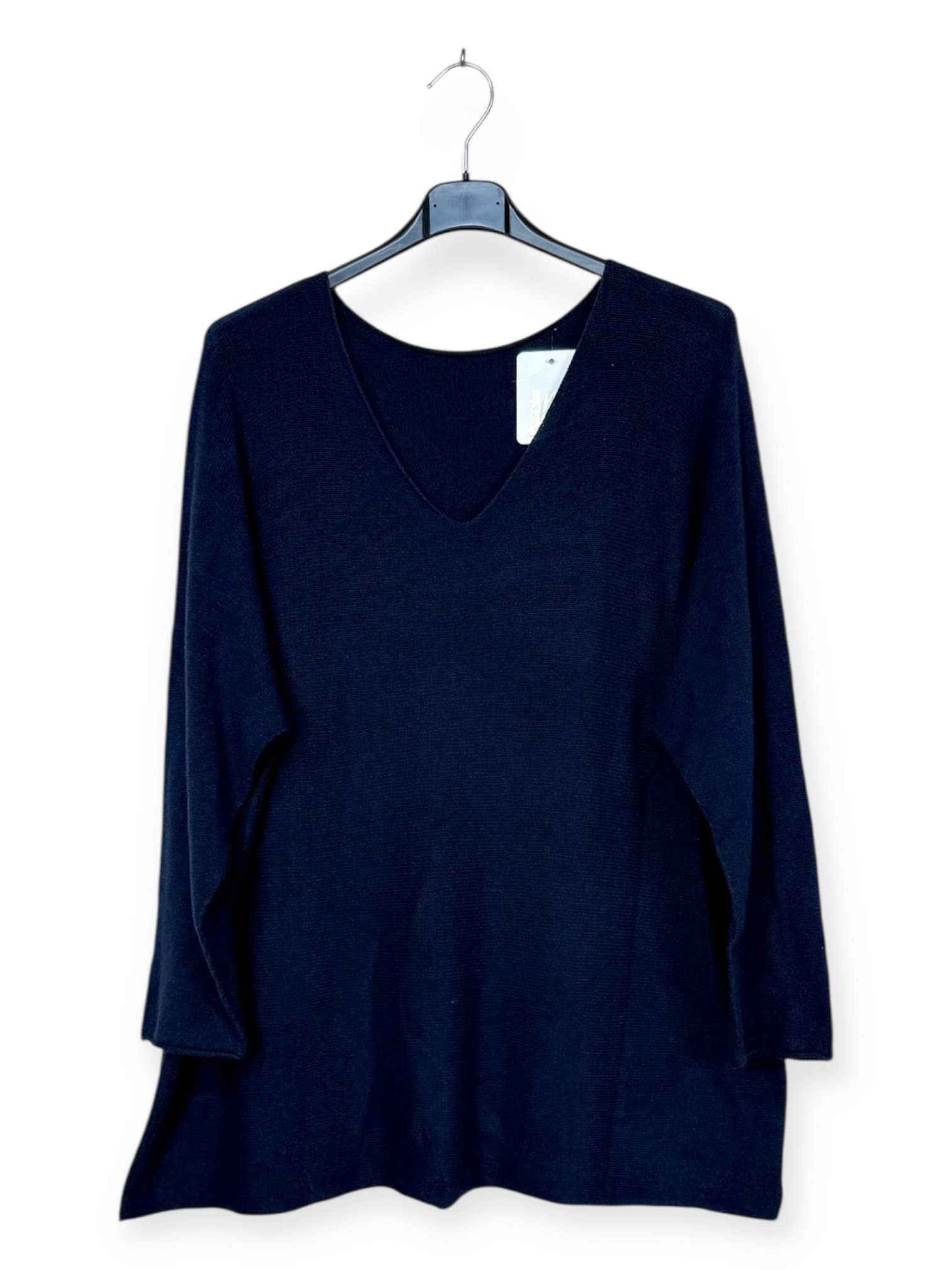 Lucky Nana - Wholesale Knit Sweater - Women's - AH L2218 - Plus Size V-Neck Sweater29