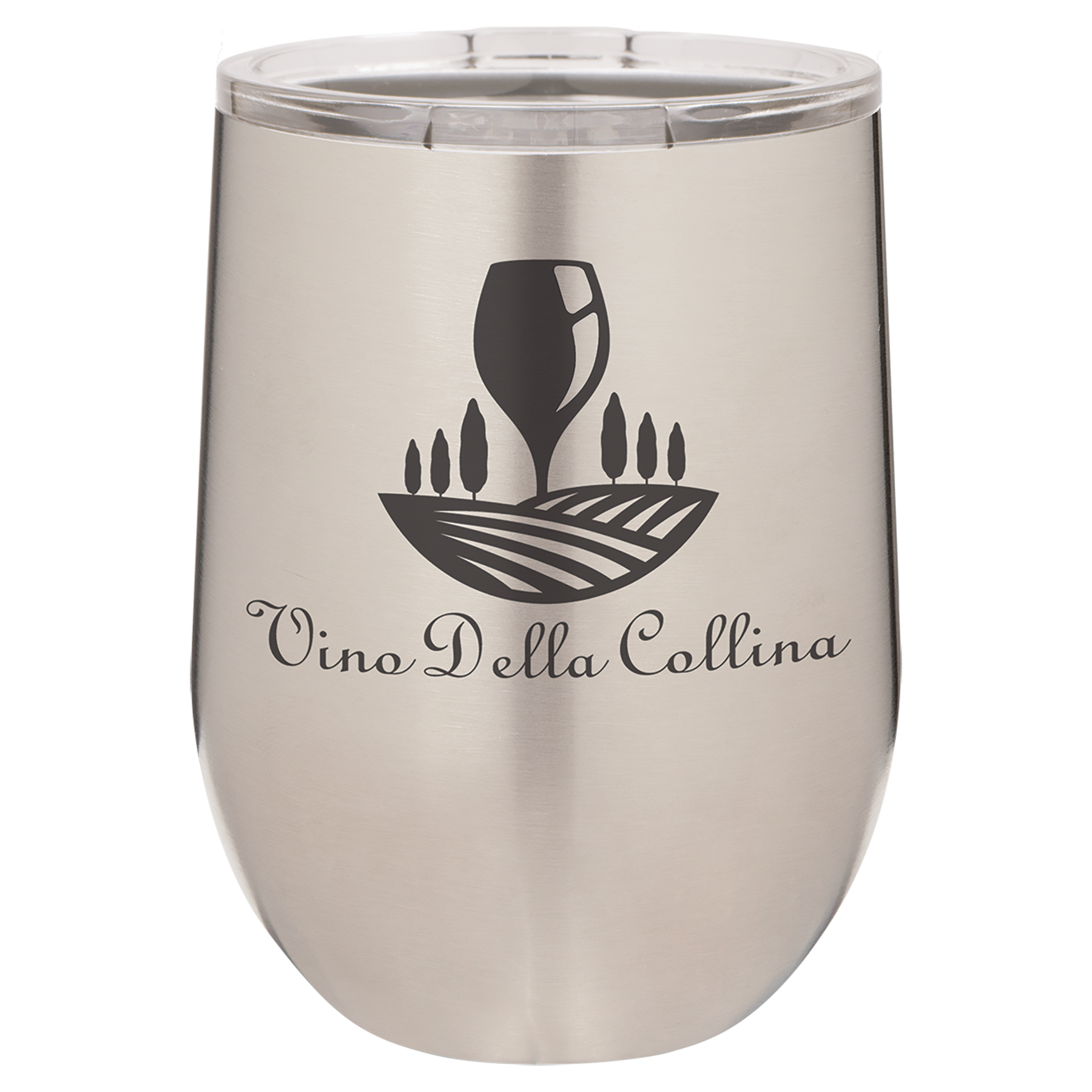 A to Z Imaging and Design - Vente Gourde/bouteille isotherme - Gobelet à vin sans pied de 12 oz – Gravure laser personnalisée0