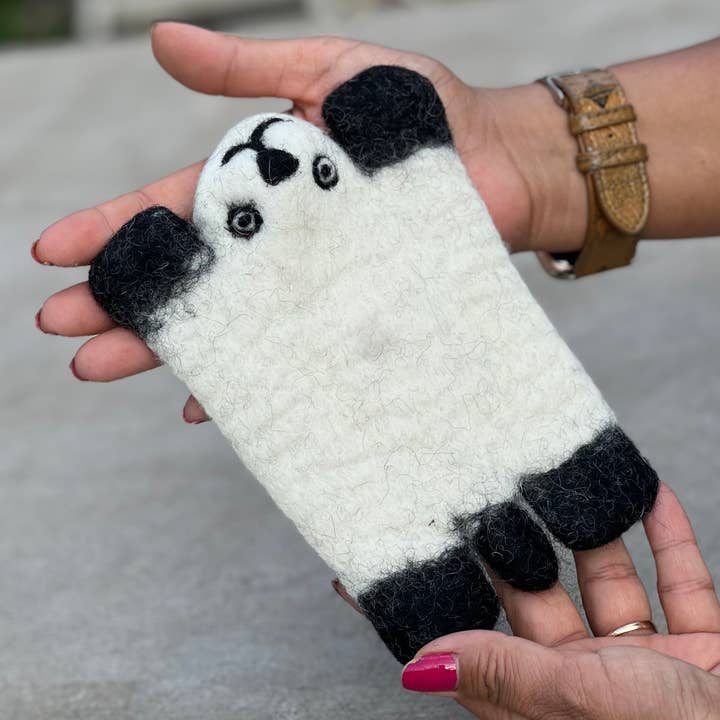 Lungta Imports - Wholesale Coasters - Fair Trade Animal Felt Ball Tea Coasters, Cup Mug Coasters