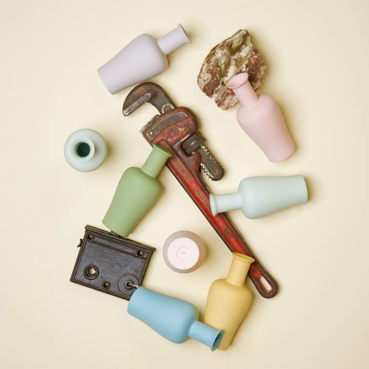 Matte Porcelain Mini Lover Vase for wholesale by Middle Kingdom