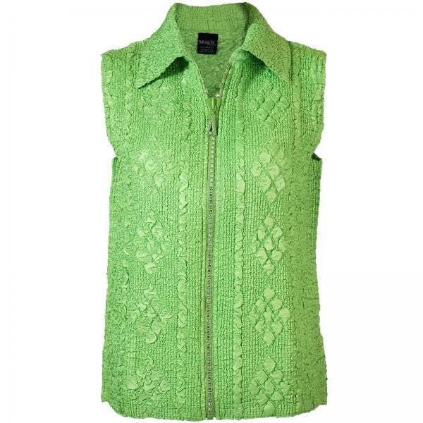 The Magic Scarf Company - Wholesale Outerwear Vest - Women's - 1367 - Diamond Zipper Vests24