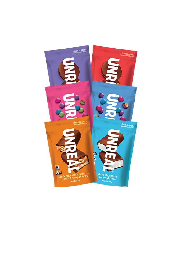 UNREAL - Vente Friandises enrobées de chocolat - Assortiment complet - 6 sacs1