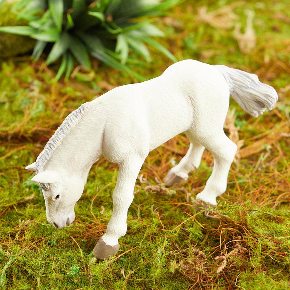 Factory Direct Craft – Engroshandel Bordpynt – Papo Miniature Realistisk Boulonnais Føl Pony Figurine0