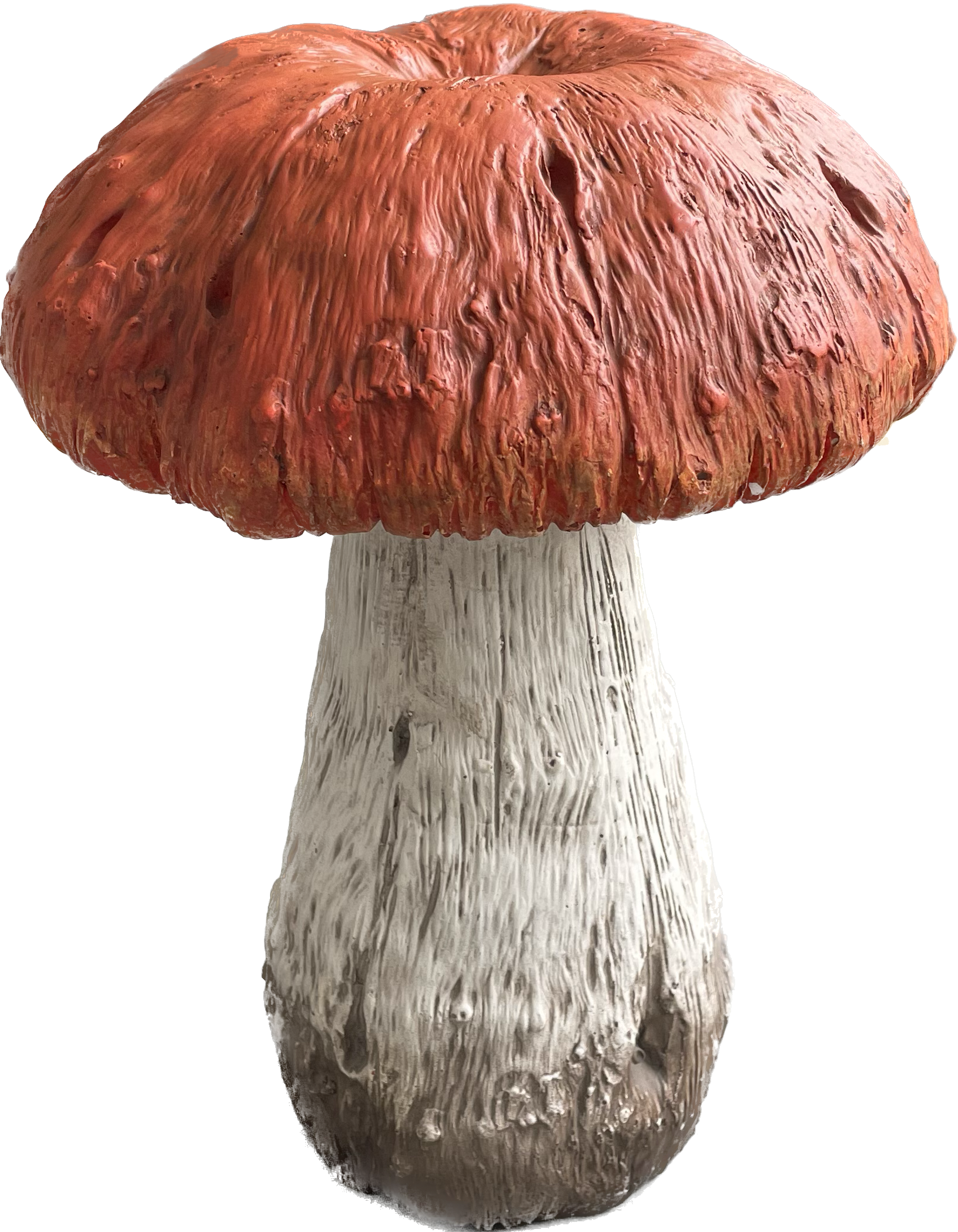 Galt International Company - Vente Bibelots/décorations d'extérieur - Statue en forme de champignon rouge ou orange avec capuchon 15"6