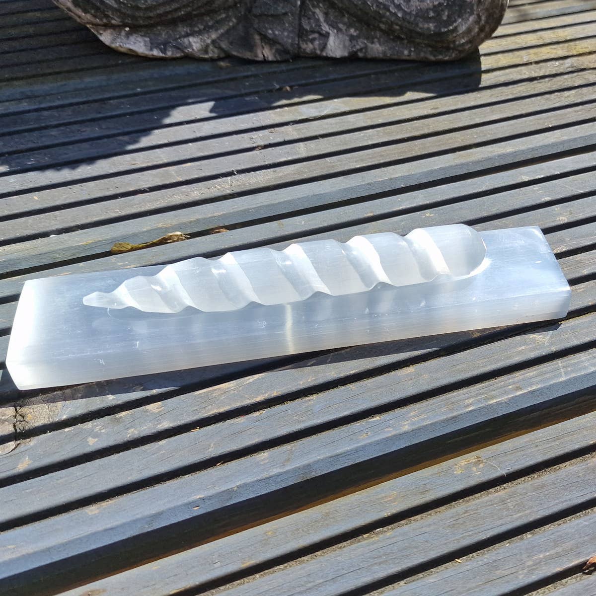 Shamans Crystal – wholesale Crystal-charging plate – Selenite Charging Plate with Groove5