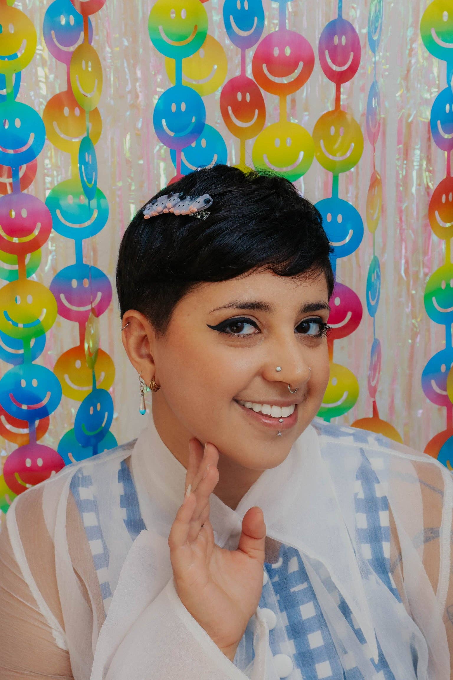 The Peach Fuzz – Conjunto de acessórios para cabelo - Mulher por atacado – Conjunto de Ganchos para Cabelo Família de Gambás8