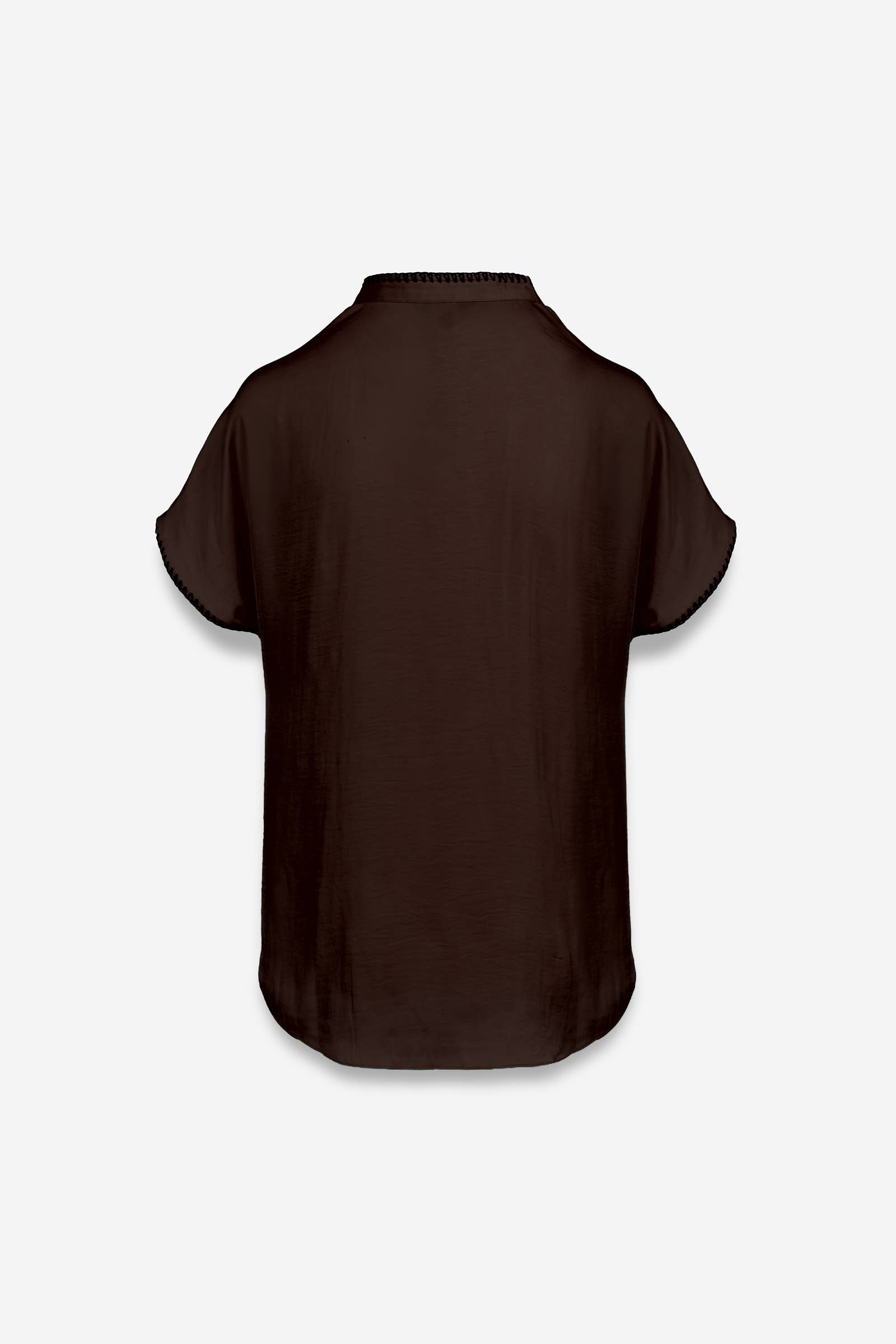 Naked Zebra - Venta al por mayor Blusa - Mujer - Blusa regular con hombros caídos y pespunte.25