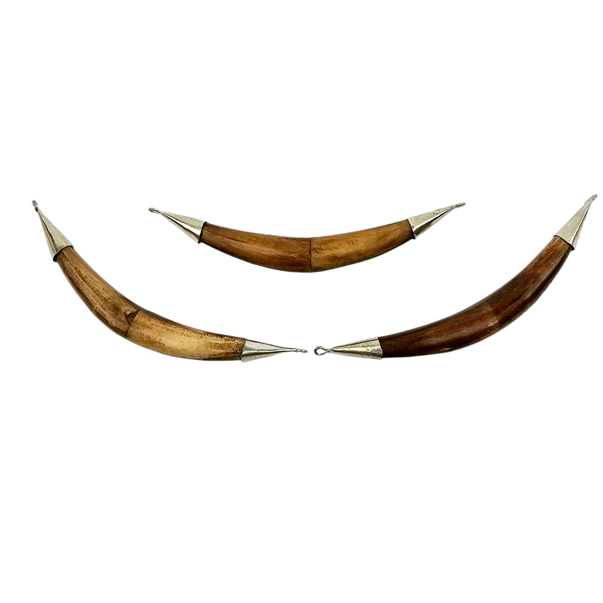 Jewelers Paradise - Wholesale Individual Charm/Pendant - Bone Sideways 6 inch Pendant - You Choose Color and Finish3