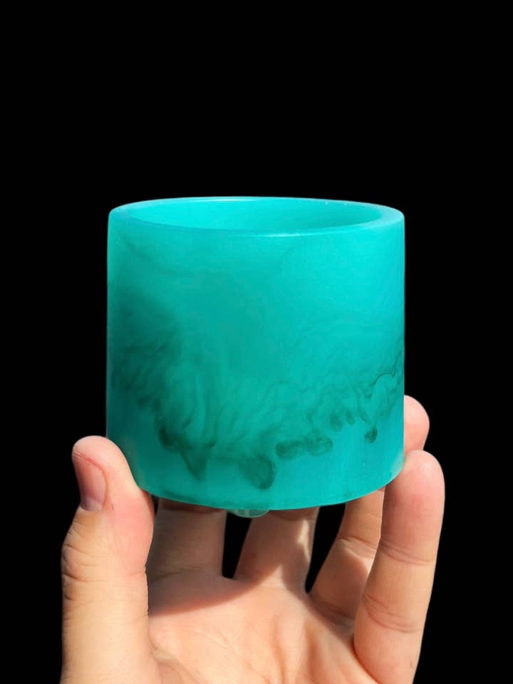 Mini Plant Pot - Teal Monochromatic for wholesale by Terrestrial