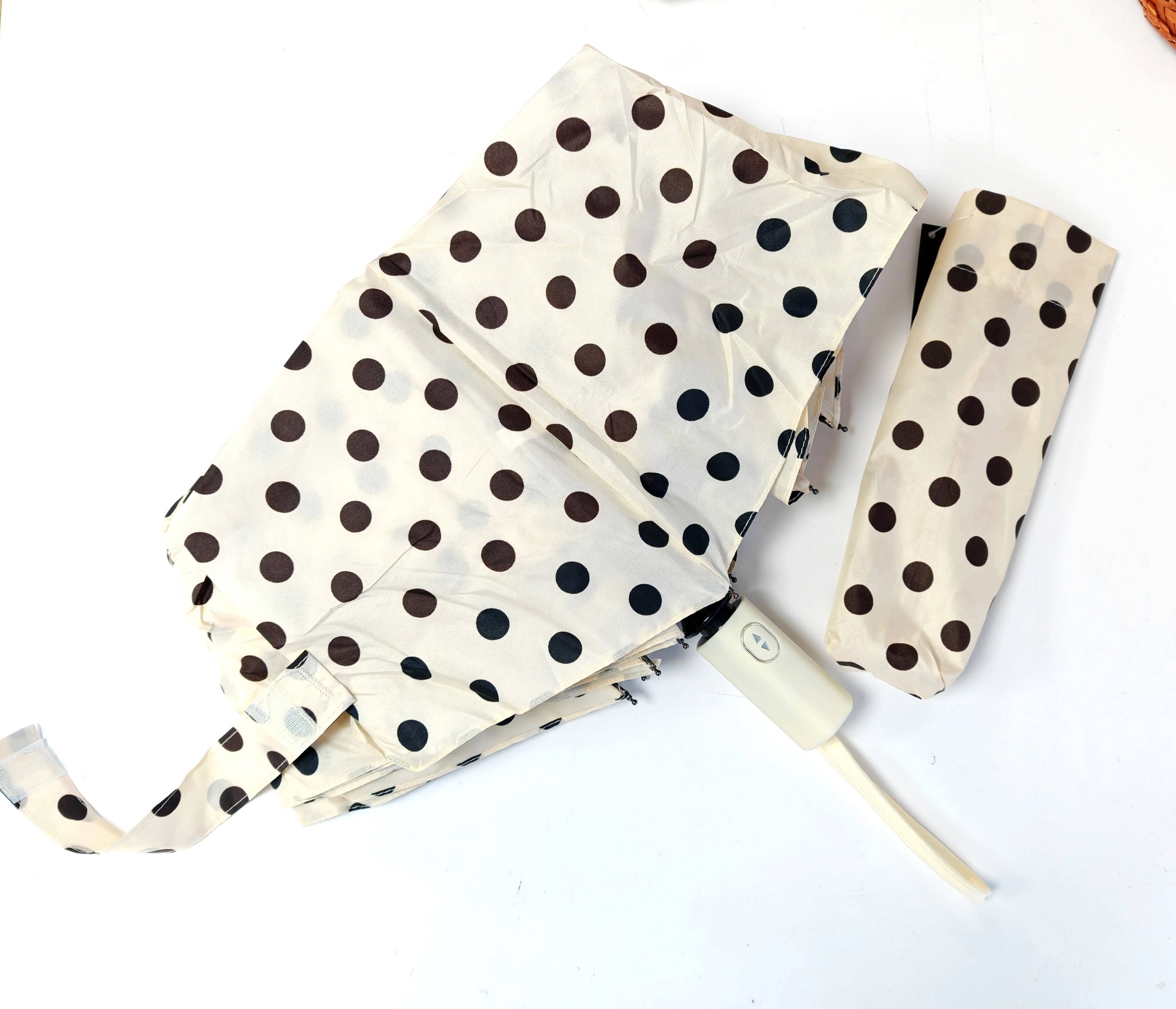 Superbia - Wholesale Umbrella - Women's - Ladies Double Automatic Polka Dots Foldable Umbrella-3923AC2