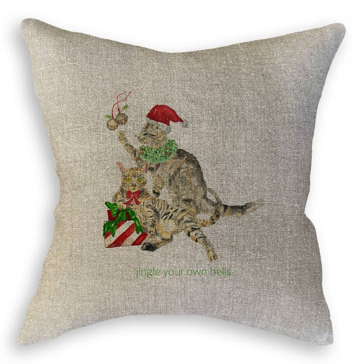 French Graffiti - Venta al por mayor Paños de cocina - Gatos Jingle Bells10