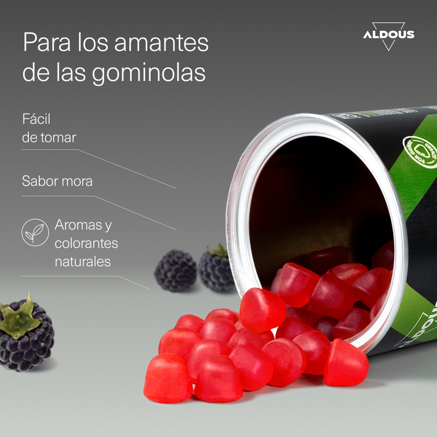 Aldous Bio - Wholesale Voedingssupplement/vitamine - Probiotica en vitamines Aldous gummies | 120 gummies4