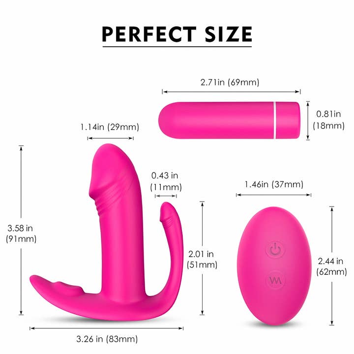 Seductive Boudoir - Wholesale Sex Toy - DIDI Wearable Panty Textile Remote Control Vibrator Sex Toys
