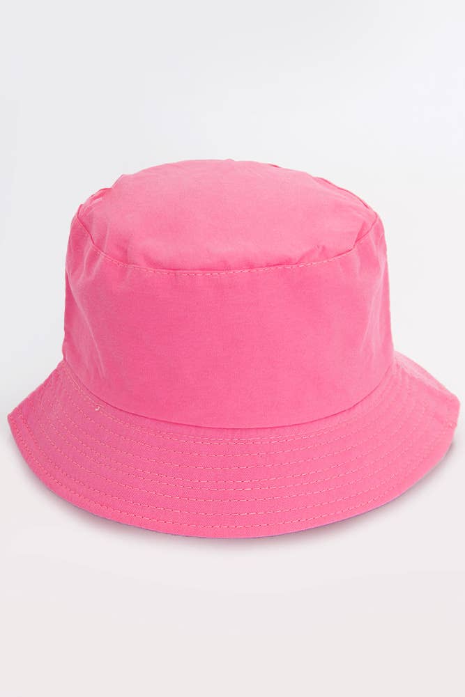 Hana - Wholesale Bucket Hat - Women's - Solid Reversible Bucket Hat2