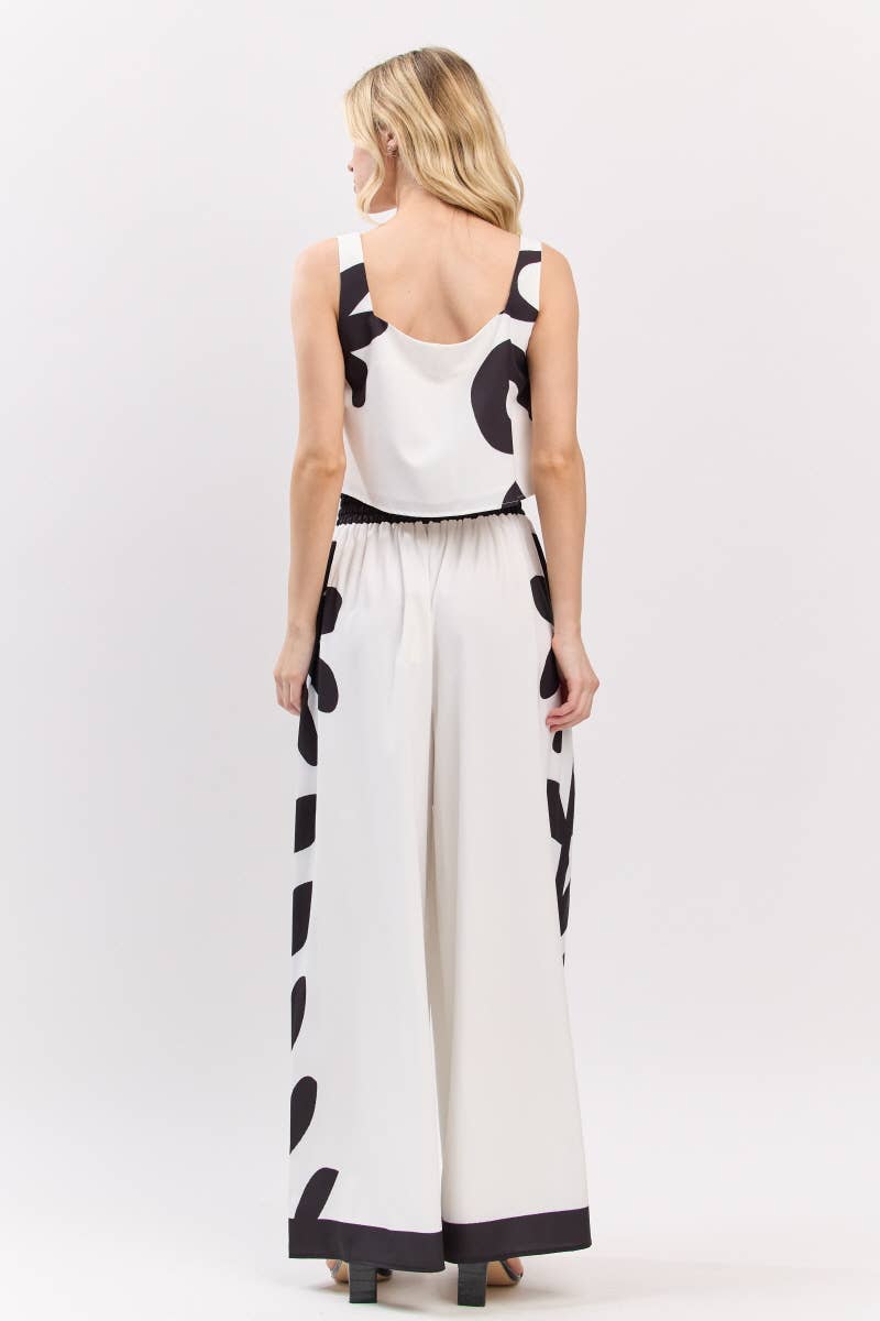 Peace Love Line - Wholesale Top & Pant Set (NOT Loungewear) - Women's - PL7472 - PRINTED WOVEN TOP AND PANT SET10