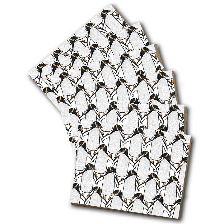 Penguin Pals Notecard Set of 6 for wholesale by Julz Clementine