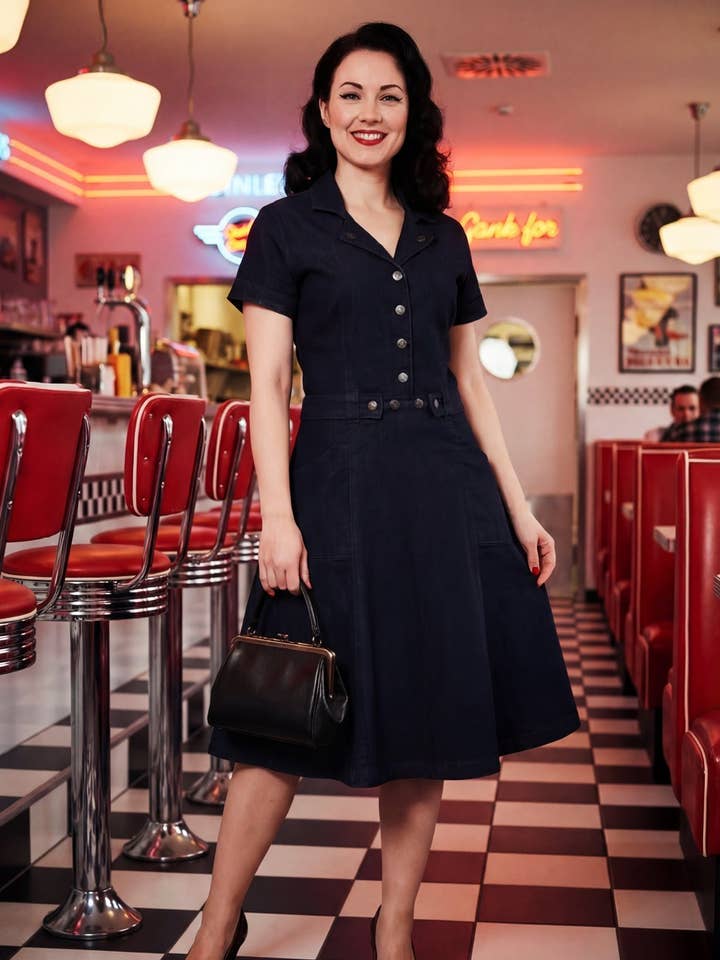 Swing dress for wholesale by KING KEROSIN