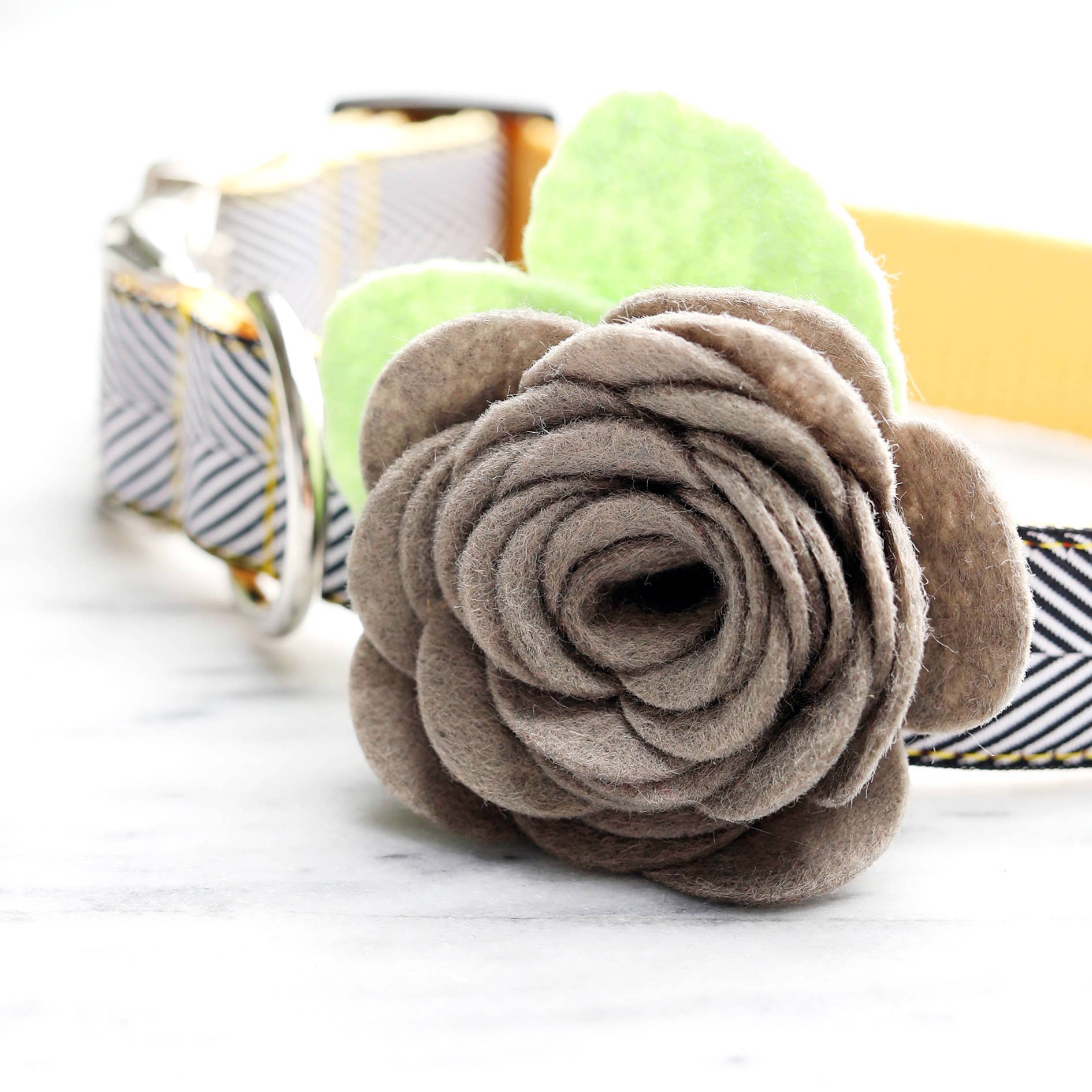 Mimi Green - Vente Collier – chien - Collier pour chien Rose Fleur14