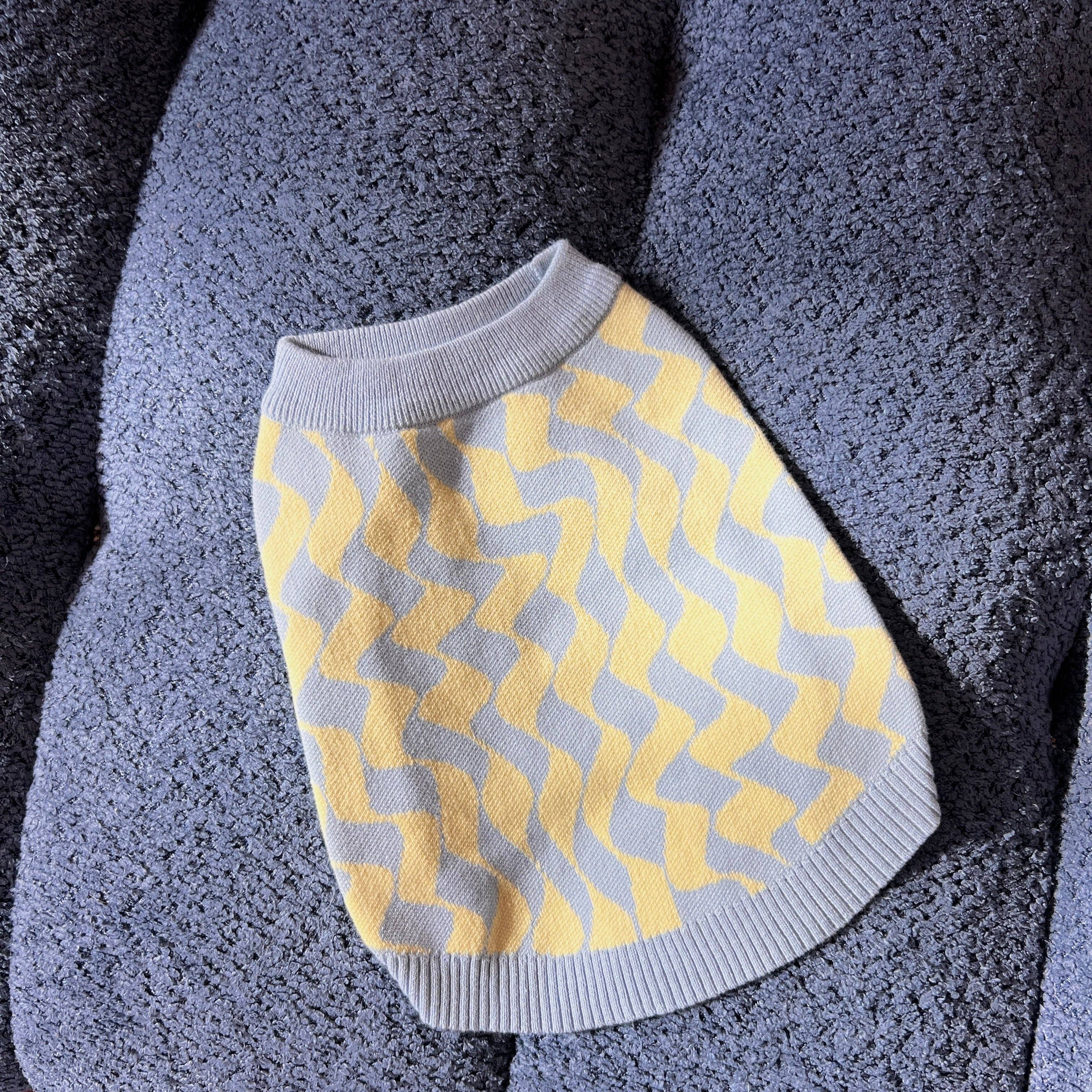 Sunbean - Wholesale Pet Sweater - Dog - Seaside Swirl Cotton Knitted Dog Vest5