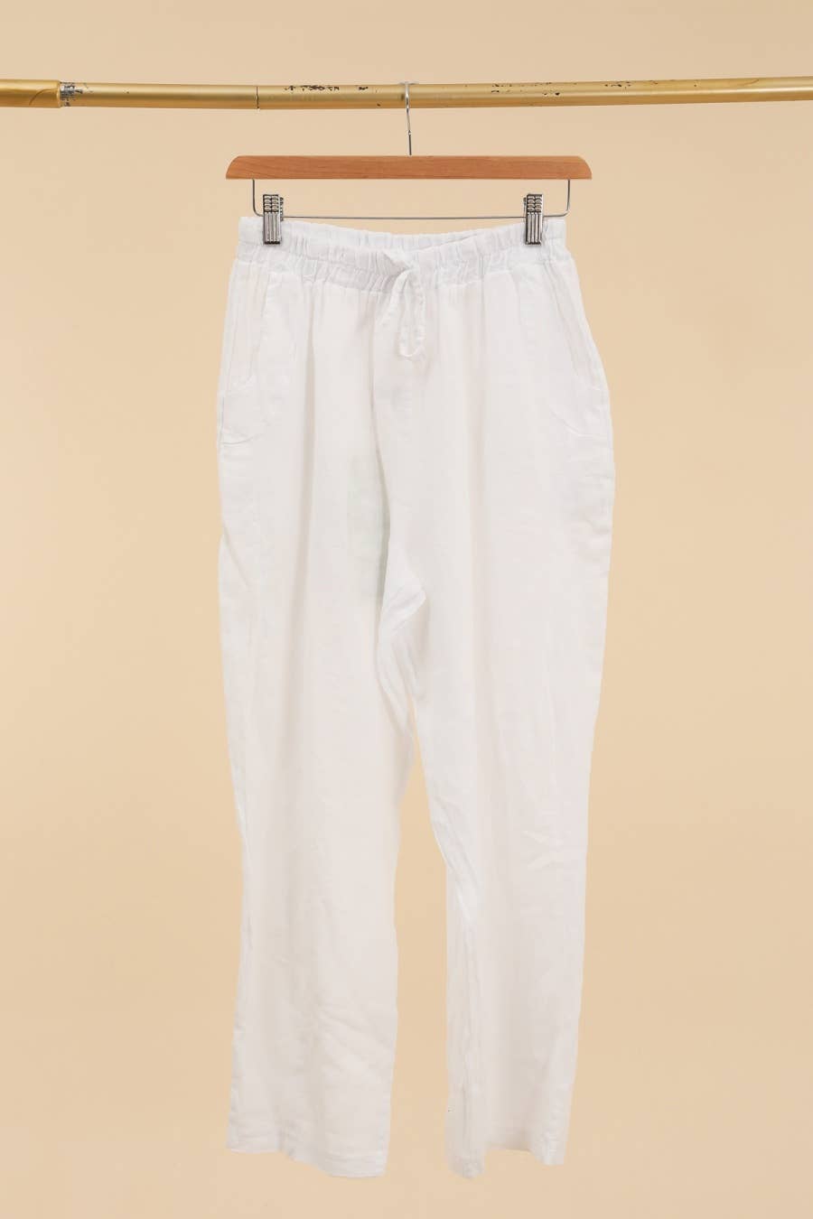 la maison des fibres naturelles – Großhandel Hose – Damen – Leinenhose mit Taschen 6522 100%Leinen0