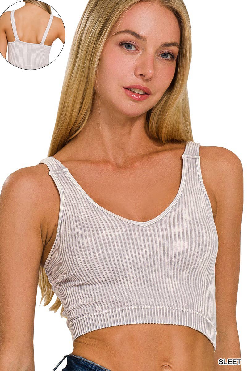 42POPS - Vendita all'ingrosso Canotta - Donna - .42POPS Premium Lavato Senza Cuciture Canotta a Coste45