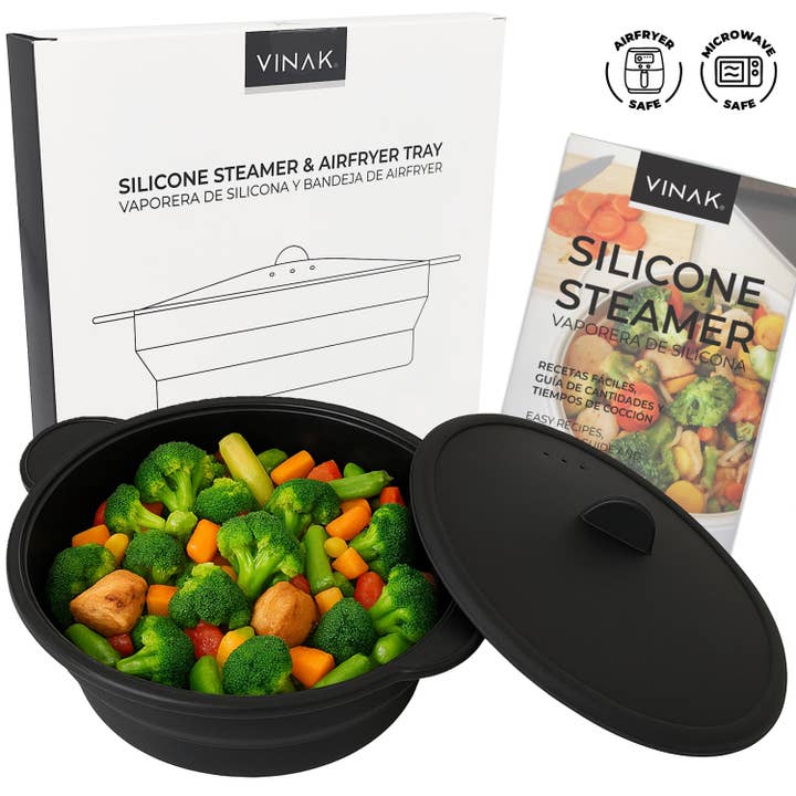 VINAK – Siliconen stoomkoker voor magnetron en airfryer voor wholesale door VINAK