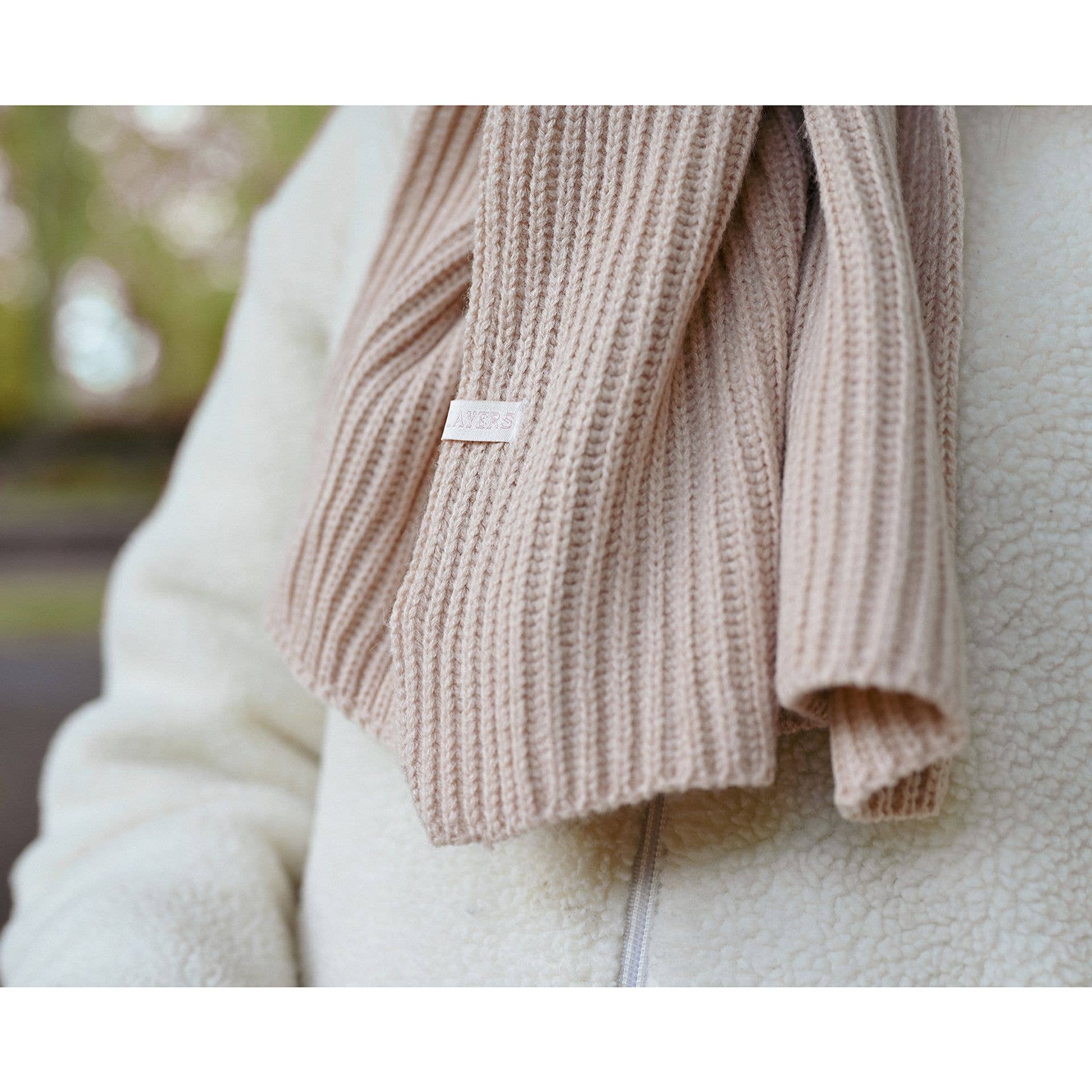 WIDDOP and Co. - Wholesale Socks - Unisex - Sophia Layers Cosy Knit Hat Glove & Scarf Gift Set - Nude8