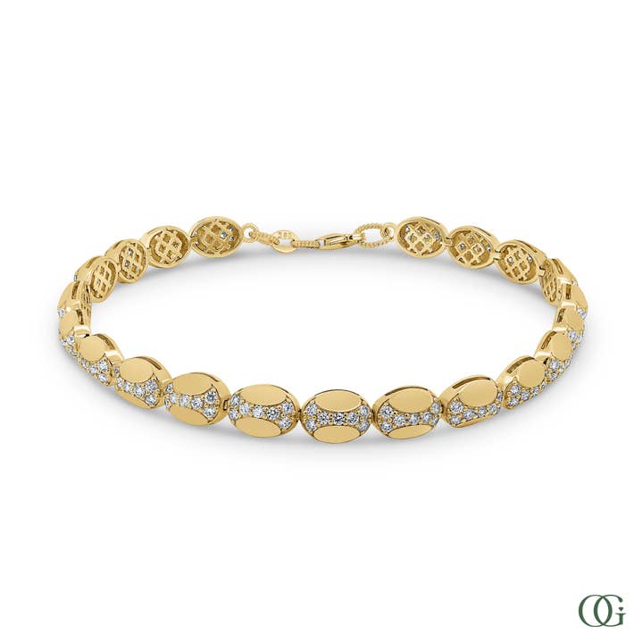 Glow Fashion Lab Grown Diamantarmband (2,00 CTW) für den Großhandel von Orchid Gems Fine Jewelry