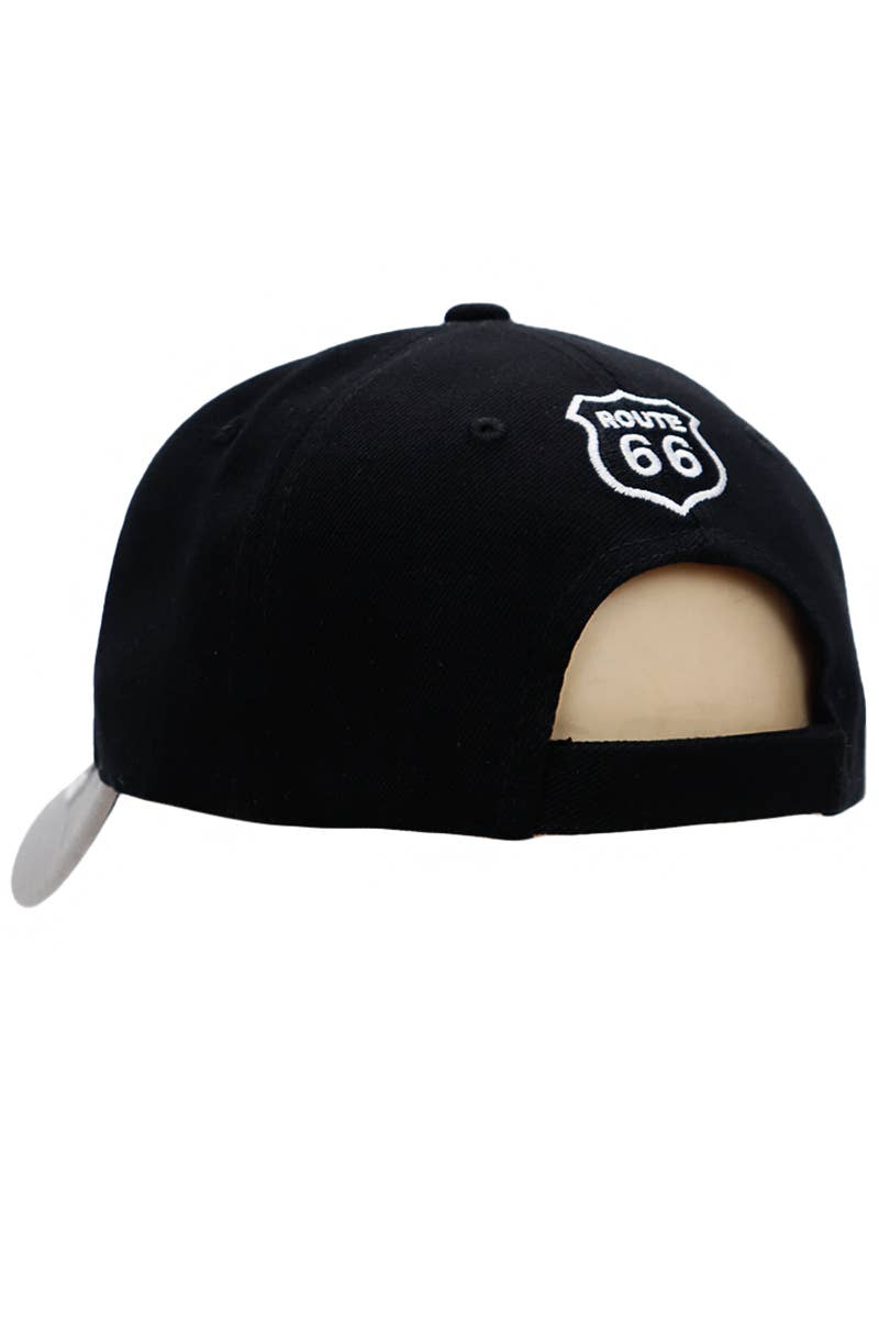 Cap Zone - Wholesale Baseball Cap - Women's - Route 66 The Mother Road Arc Logo Acrylic Baseball Cap16