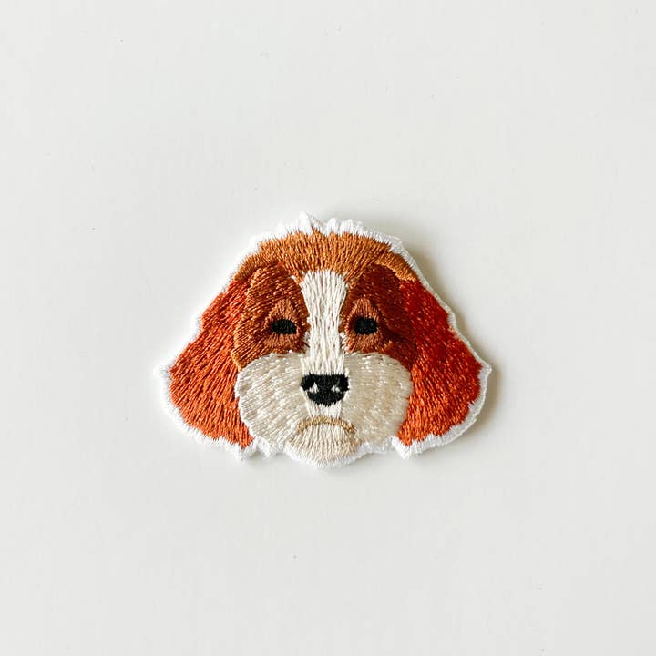 Field Trip Threads - Wholesale Patch - Cavapoo Dog Embroidered Iron-On Patch | Pet Lover Patch2