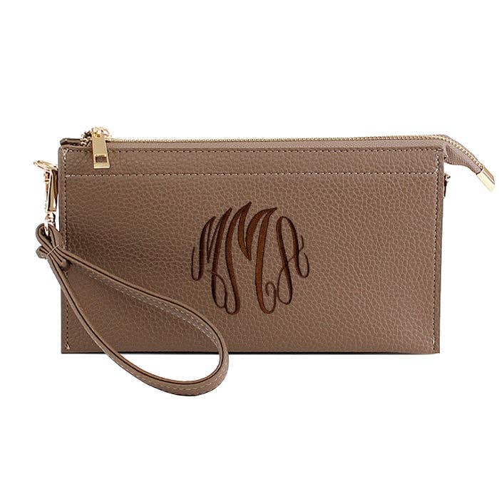 MiMi Wholesale - Wholesale Crossbody Bag - Women's - 7070 Monogrammable Clutch/Crossbody Bag
