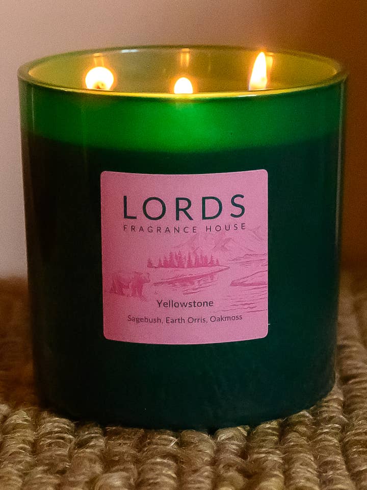 Yellowstone Three Wick Candle | Natural Candle | Big Candles for wholesale by LORDS Fragrance House