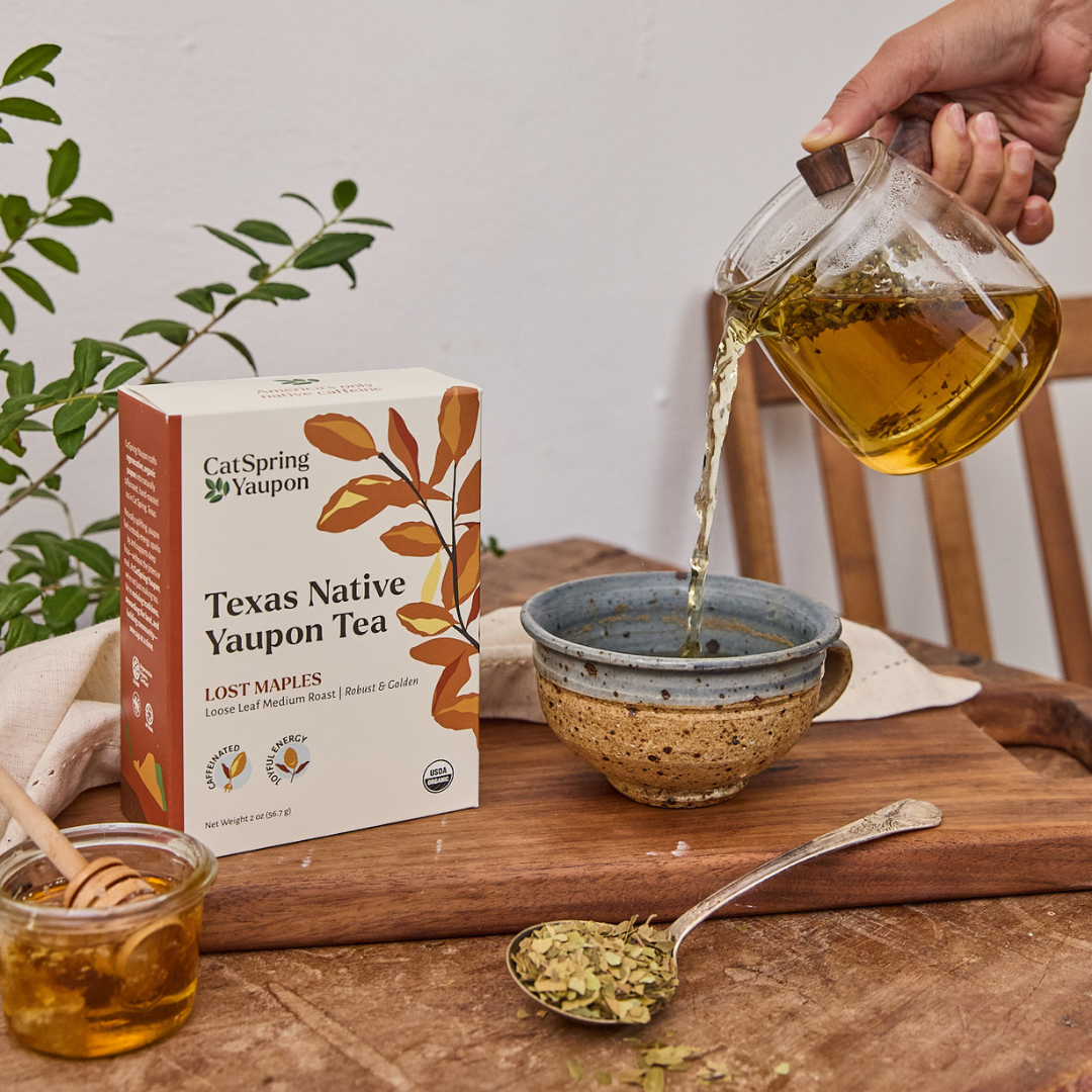 CatSpring Yaupon - Wholesale Tea Bags - Lost Maples Medium Roast Yaupon – Loose Leaf & Teabag4