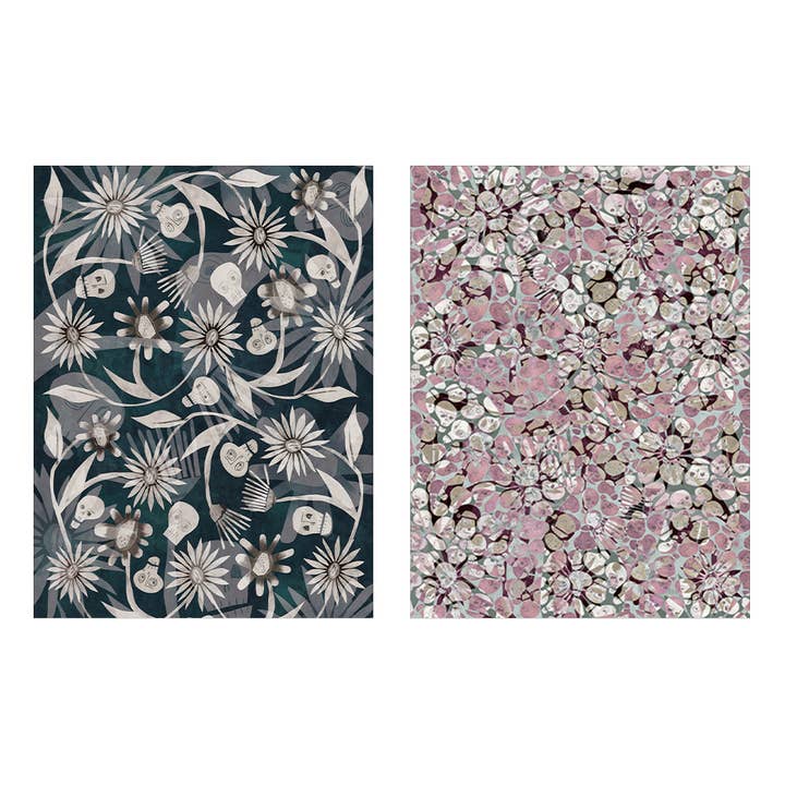 Renée Stramel - Wholesale Flat Wrap - Crania Flora Double-sided Wrapping Paper Sheets4
