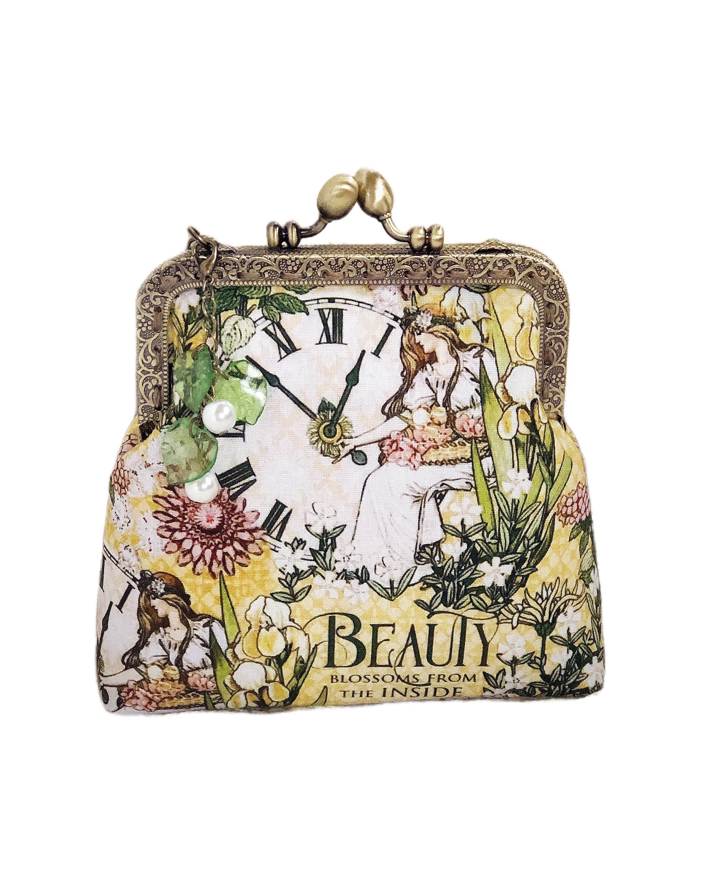 LeisTextileStudio - Wholesale Coin Purse - Women's - Mucha Art Kiss Lock Coin Purse Mini Clutch Cardholder7