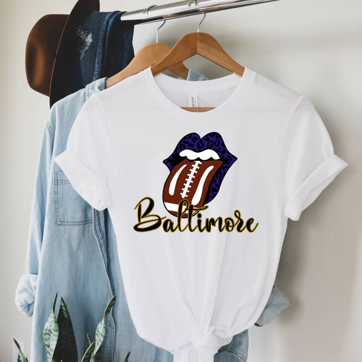 Baltimore Leopard Lips t-shirt, uniseks, voor wholesale door Into The Desert