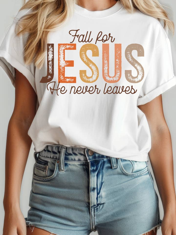 Amused by Blue - Wholesale Screen printed t-shirt – Women′s - Women Religious Graphic Print Short Sleeve Top7