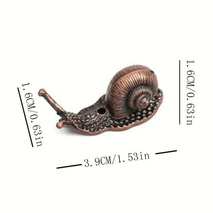 Magnifique Hearts - Wholesale Incense Holder - Snail Line Mini Incense Holder: Perfect for Homes Copper2