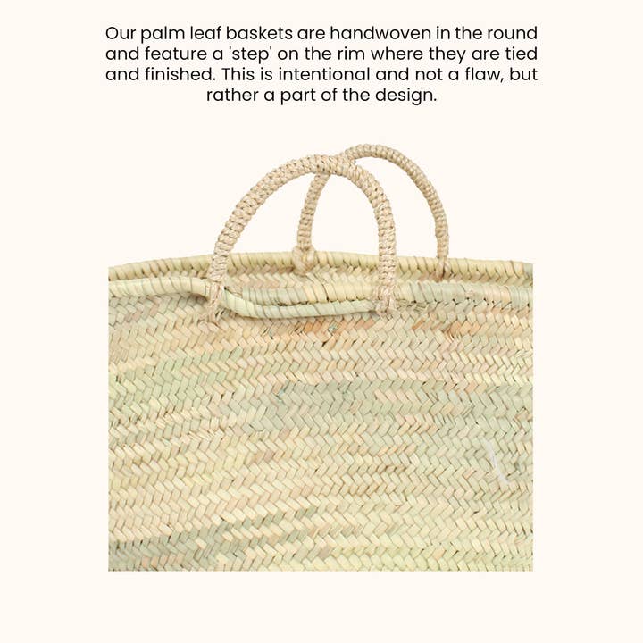 Bohemia Design - Wholesale Basket - Hand Embroidered Market Basket, Wild Strawberry