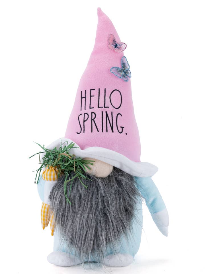 Rae Dunn “Hello Spring” Gnome Primavera com Cenouras por atacado de DesignStyles Home