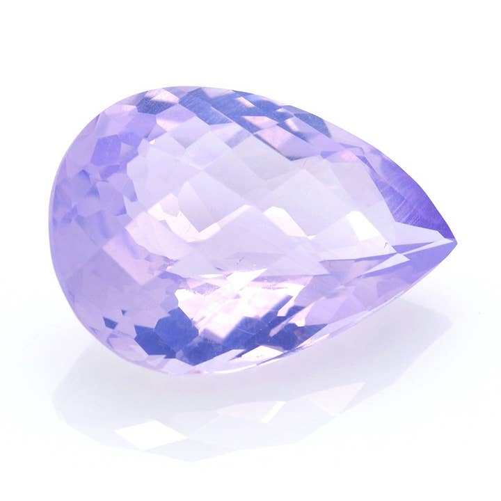 16,94 ct peer gesneden amethist met dambord voor wholesale door Naturjoya