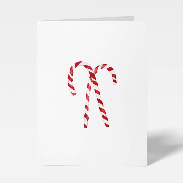 Candy Cane Mini Note Card | Christmas Enclosure Card for wholesale by Finding Silver Pennies