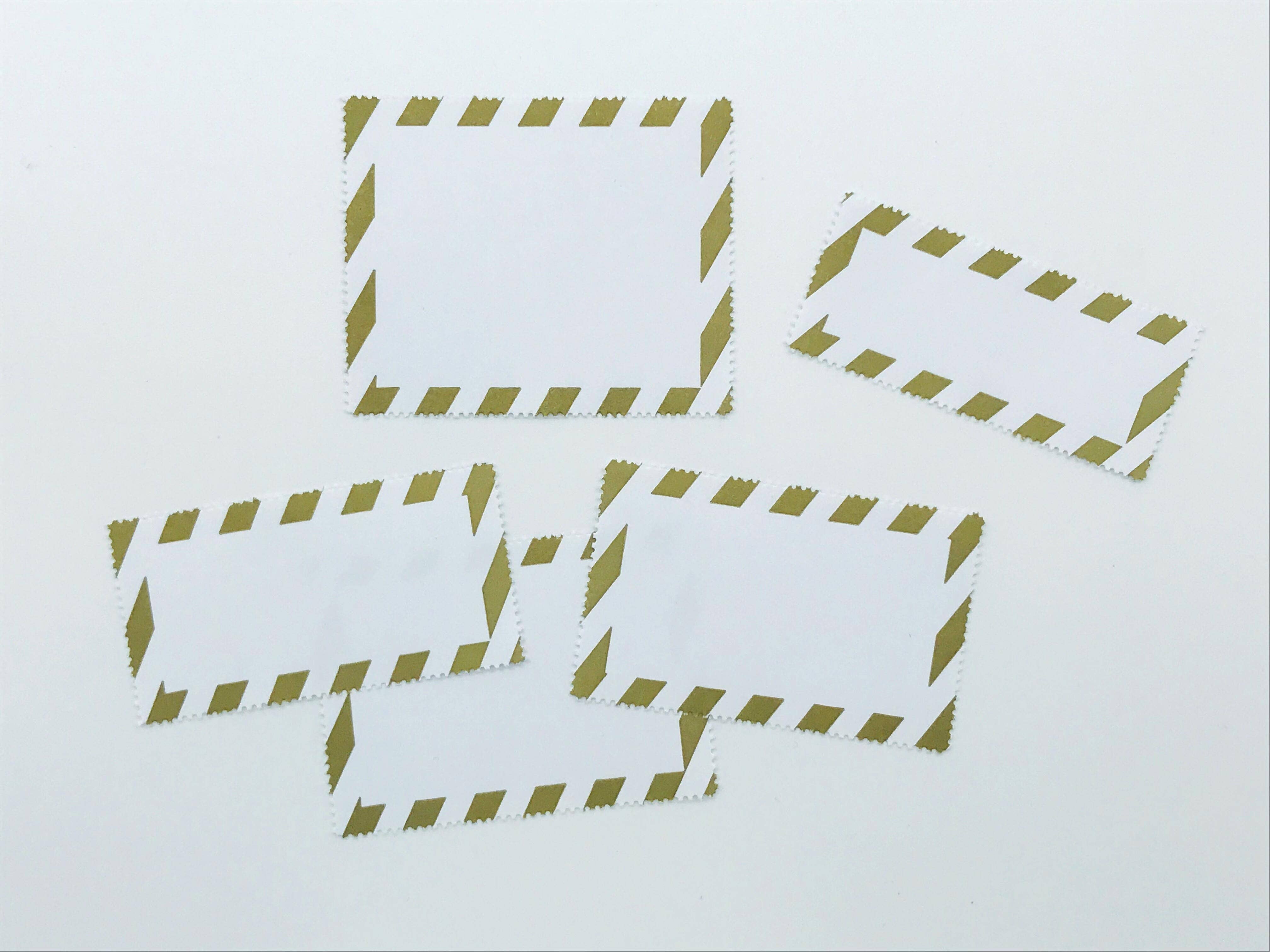 The Portland Stamp Company - Wholesale Gift Tag Label - Blank Labels — Flight, Gold2