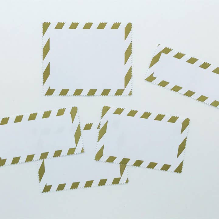 The Portland Stamp Company - Wholesale Gift Tag Label - Blank Labels — Flight, Gold2
