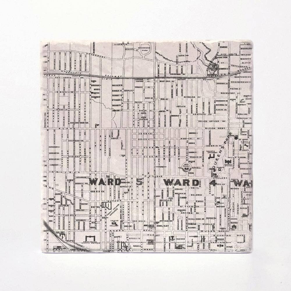 Versatile Coasters Canada - Wholesale Coasters - Toronto 1901 Maps4