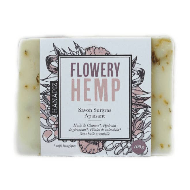 Sapone surgras alla calendula - Flowery Hemp per la vendita all'ingrosso da parte di Hanapiz
