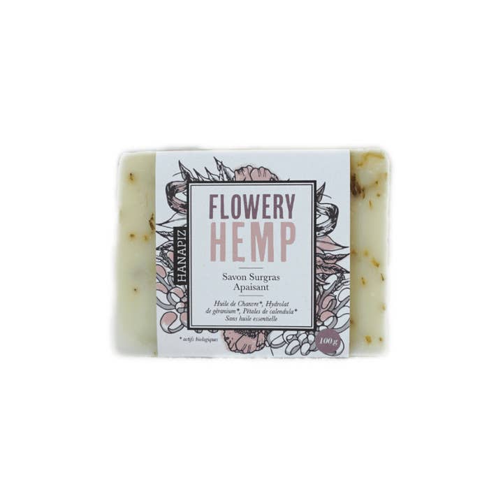 Surgras calendula soap - Flowery Hemp for wholesale by Hanapiz