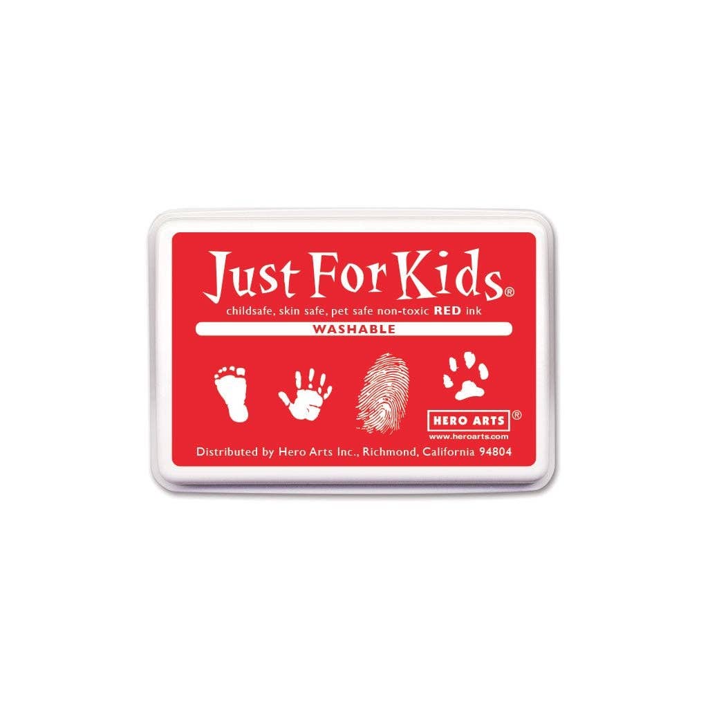 Hero Arts + Spellbinders Wholesale - Wholesale Ink Pad - Hero Arts Red Just for Kids Washable Ink Pad