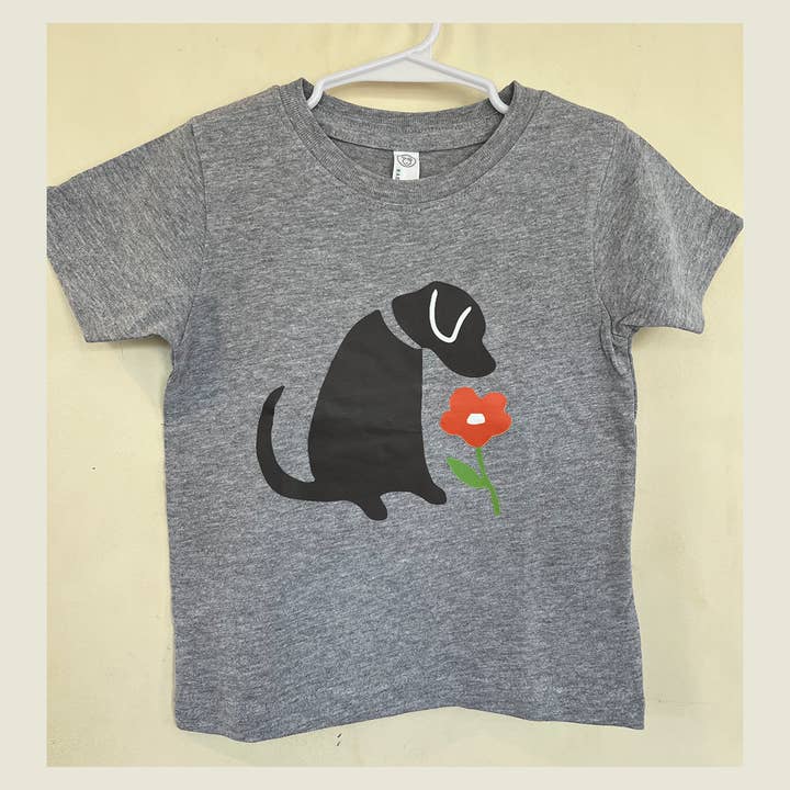 Black Labrador T-Shirt for wholesale by Elsabelle Paper Co.
