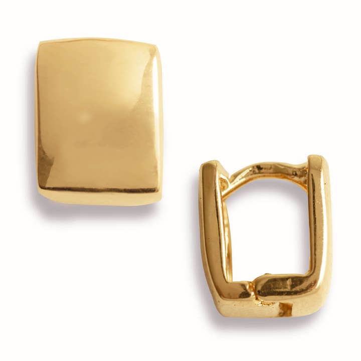 The Views & Co - Wholesale Huggie Earrings - Cube Huggies2